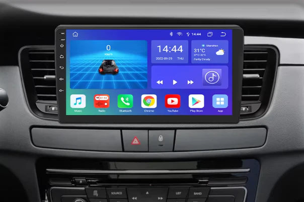 Autoradio Android CarPlay & Android Auto Peugeot 508 (2011-2018) – Écran 9" GPS, WiFi, DSP | YZ Detailing
