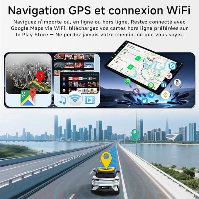Autoradio Android CarPlay & Android Auto VW Golf 6 (2008-2013) – Écran 7" DSP Bluetooth GPS | YZ Detailing