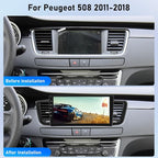 Comparaison avant et après remplacement de l’écran d’une Peugeot 508