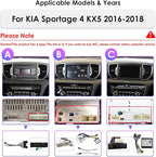Autoradio KIA Sportage 4 QL Android Auto navigation GPS écran partagé