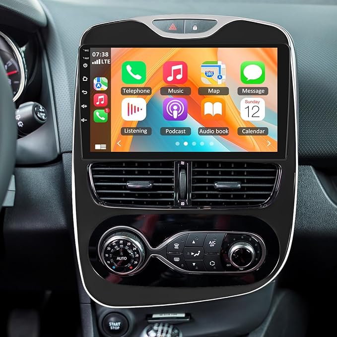 Autoradio Android CarPlay & Android Auto Renault Clio 4 (2012-2019) – Écran 10" Android 13, GPS, WiFi | YZ Detailing