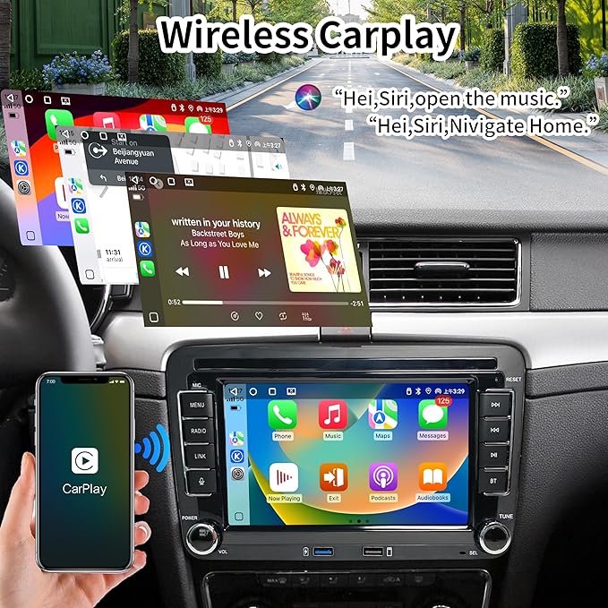 Autoradio Android CarPlay & Android Auto VW Golf 6 (2008-2013) – Écran 7" DSP Bluetooth GPS | YZ Detailing