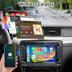 Illustration de la connexion CarPlay sans fil entre un téléphone et un autoradio