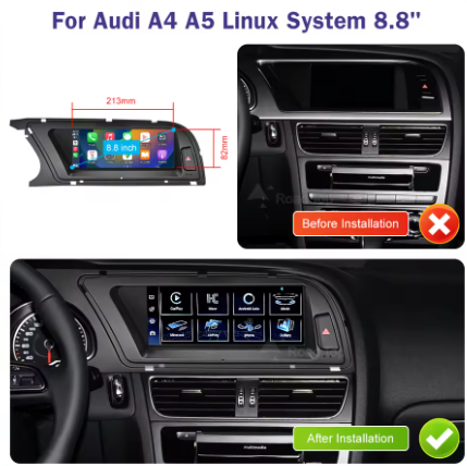 Autoradio Audi A4 A5 navigation GPS WiFi Bluetooth