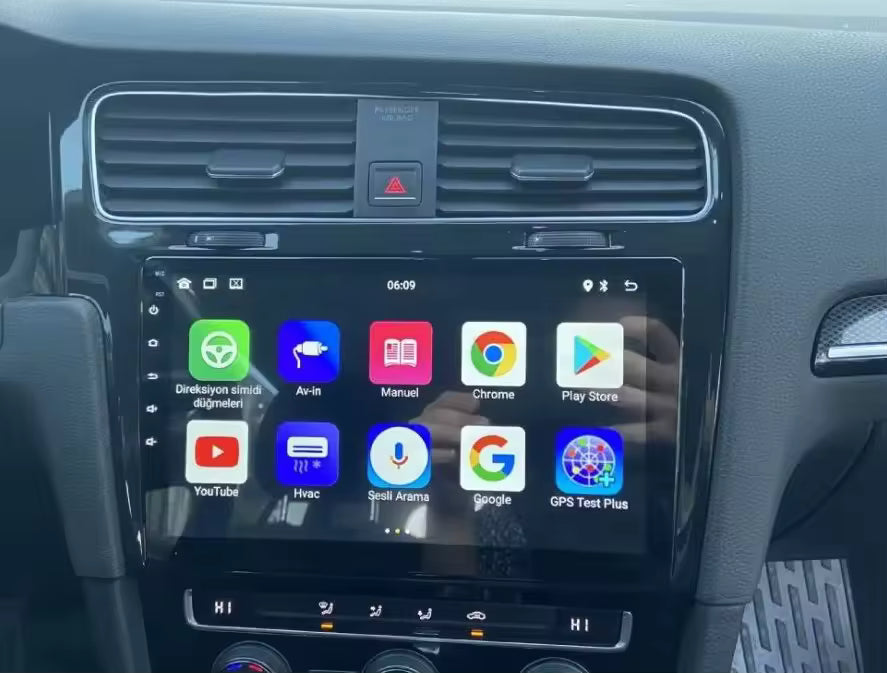 Autoradio Android CarPlay & Android Auto VW Golf 7 MK7 GTI (2012-2020) – Écran 9" GPS, WiFi, DSP | YZ Detailing