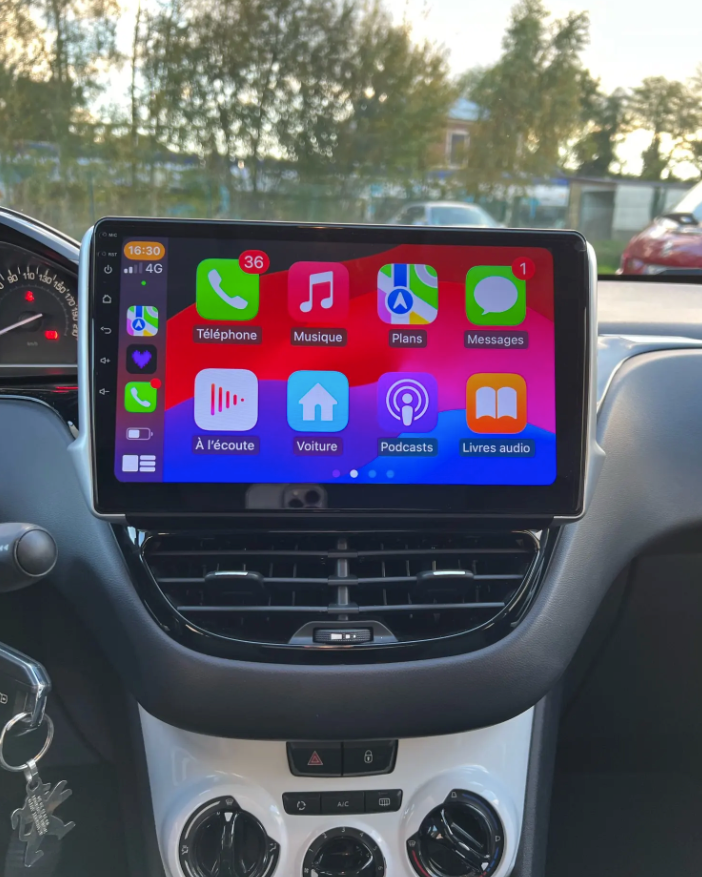 Autoradio Android CarPlay & Android Auto Peugeot 208 / 2008 (2012-2019) – Écran 9" GPS, WiFi, DSP | YZ Detailing